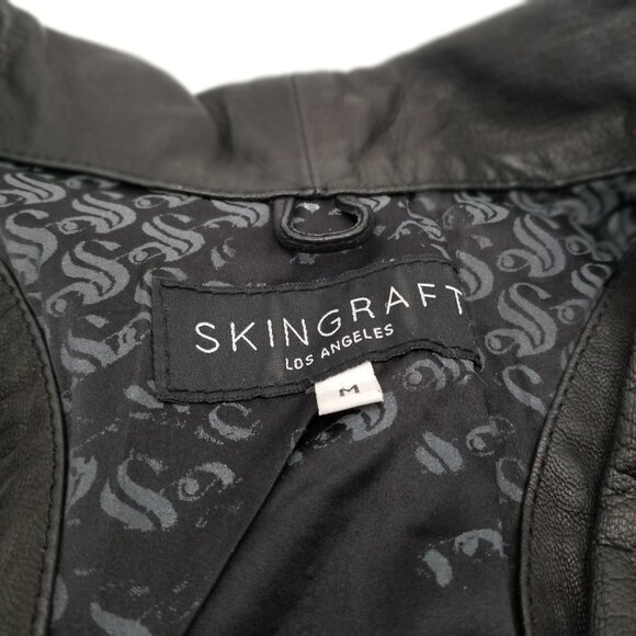 SKINGRAFT Fitted Leather Vest Luxury Designer Couture - Picture 4 of 8